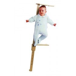 Toise bébé en bois  Plage 100 cm, graduation 5 mm, chiffre tous les 5 cm -  4444700